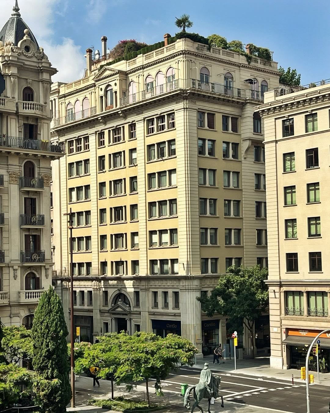 Grand Hotel Central Barcelona — the restored 1926 Editorial Cervantes building on