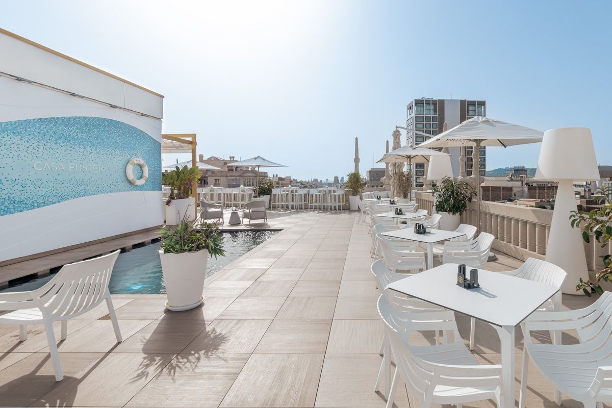SLS Barcelona — five-star waterfront resort near Port Olímpic with rooftop pools and Mediterranean access