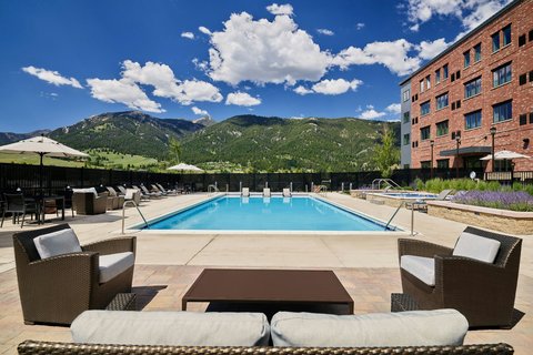 Huntley Lodge at Big Sky Resort — original ski-in ski-out lodge at the base of Lone Peak