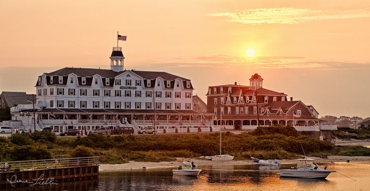 The Surf Hotel — 1876 Victorian hotel above Crescent Beach, Block Island, Rhode Island