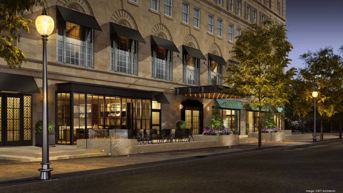 Taj Boston — five-star historic hotel on Boston Public Garden, façade at dusk