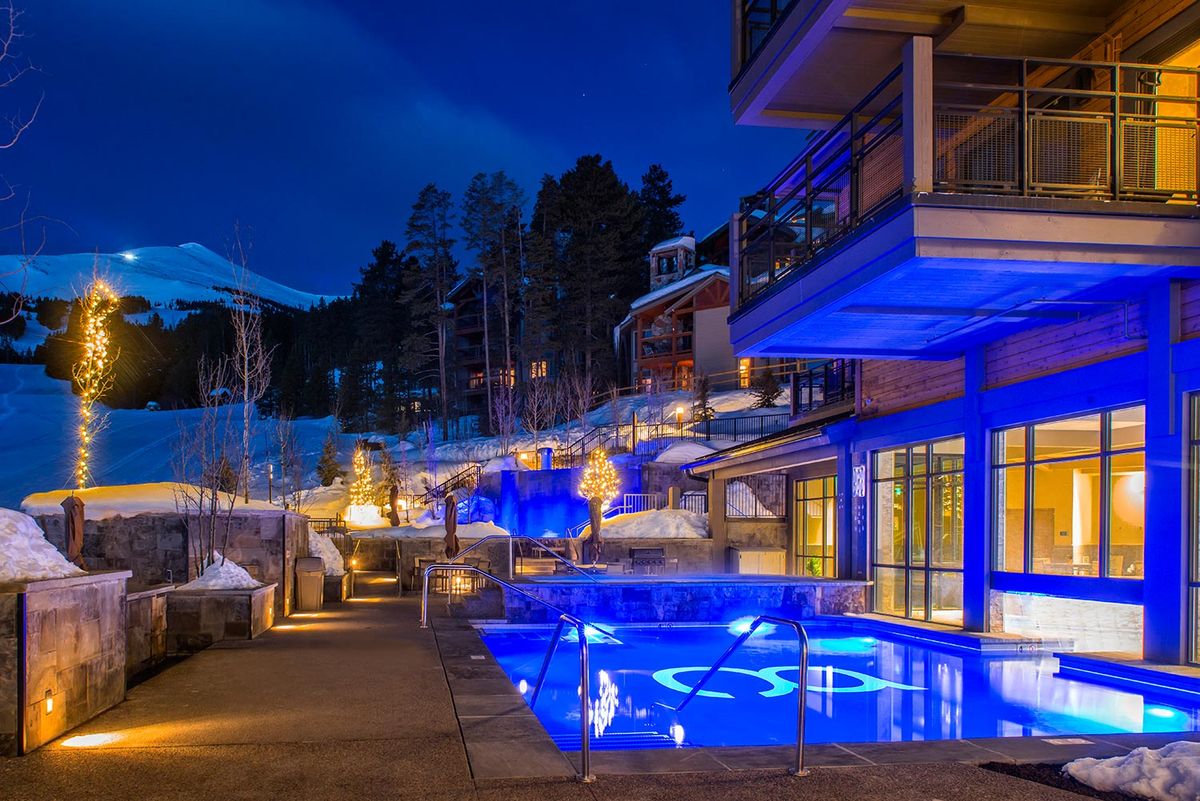 Crystal Peak Lodge — slope-side ski-in ski-out condominium hotel at base of Peak 7, Breckenridge