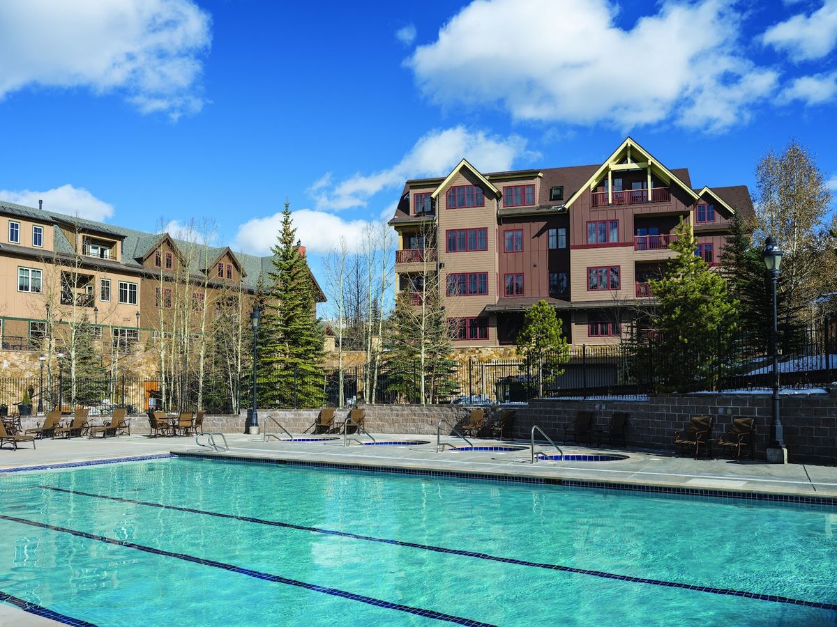 The Lodge at Breckenridge — boutique mountain lodge perched above town with Tenmile Range views
