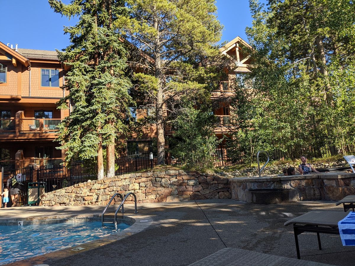 Hyatt Residence Club Main Street Station Breckenridge — condo hotel adjacent to Quicksilver chairlift on Main Street