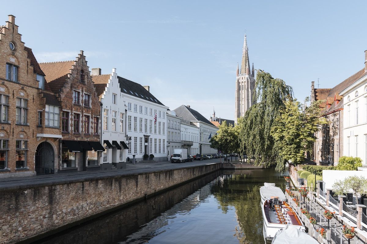 Relais Bourgondisch Cruyce Bruges Belgium — 16 rooms Small Luxury Hotels boutique on canal with timber-framed exterior