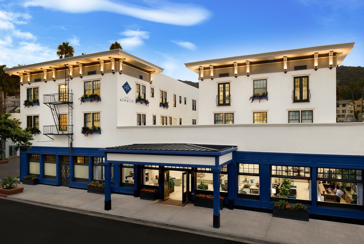 The Avalon Hotel — boutique 15-room hotel one block from Crescent Beach, Catalina Island