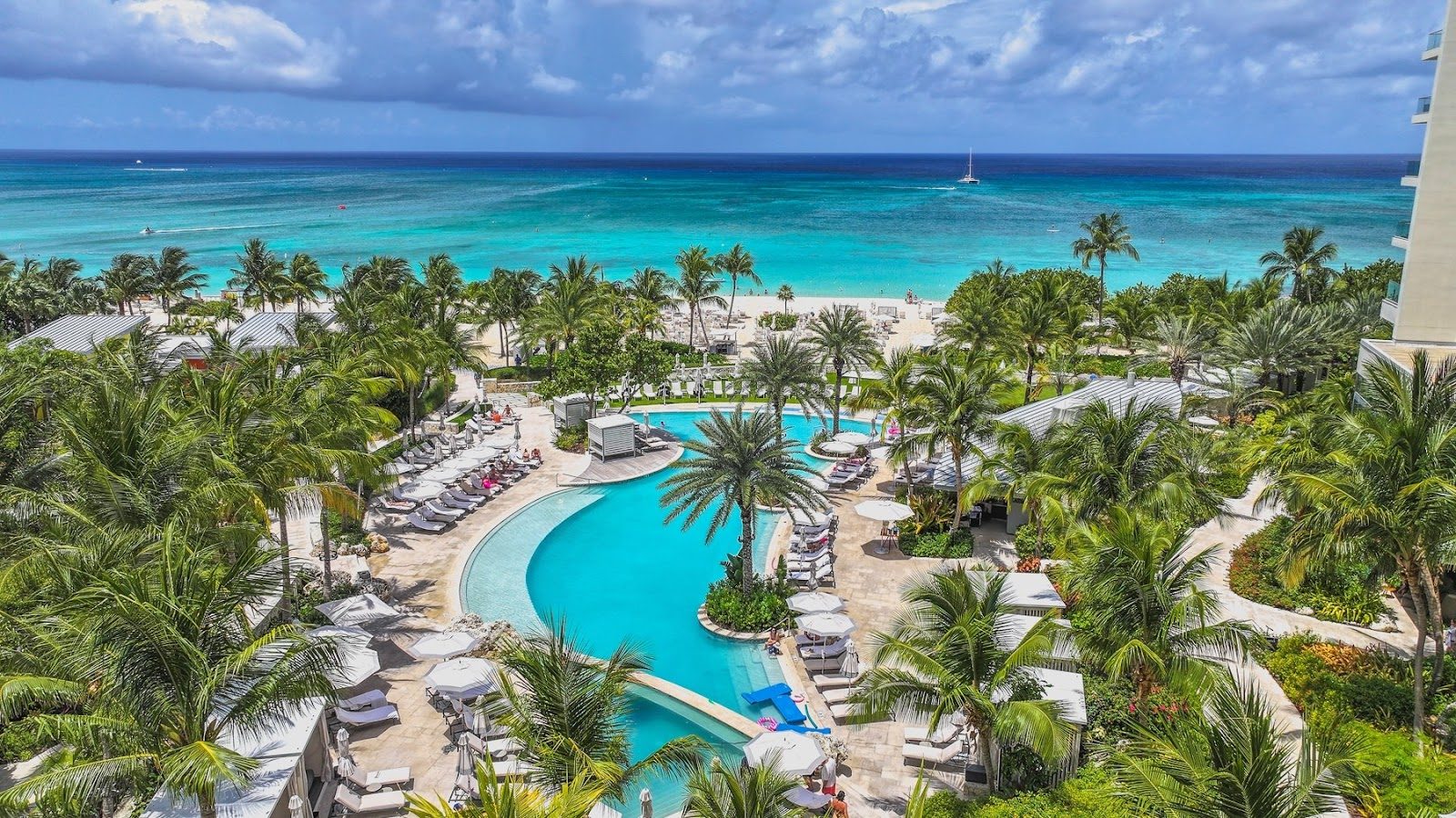 Kimpton Seafire Resort Cayman Islands — 266 keys on Seven Mile Beach southern stretch, Kimpton's only Caribbean property since 2016