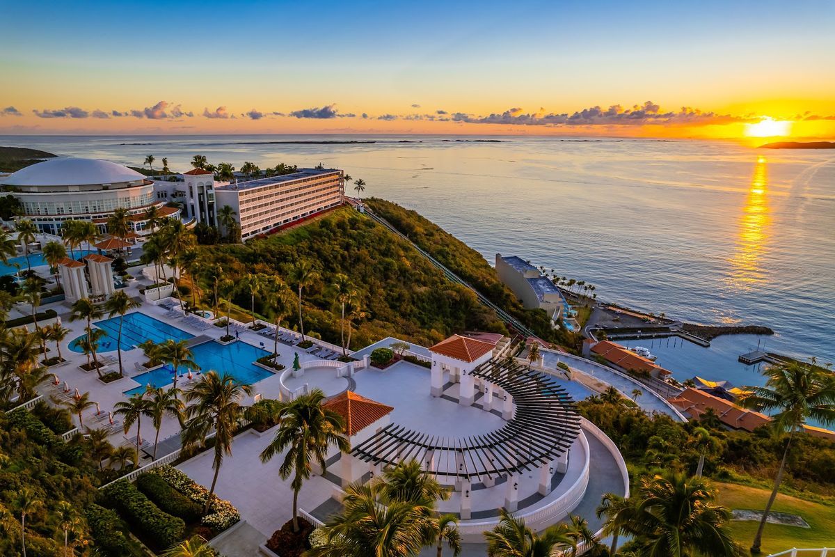 San Juan Marriott Resort and Stellaris Casino Condado Puerto Rico — beachfront resort thirty minutes east of Dorado