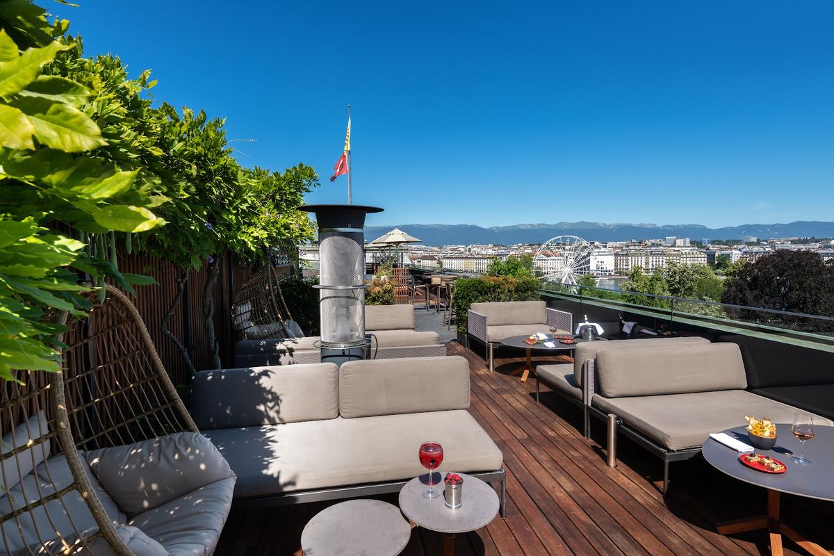 Fairmont Grand Hotel Geneva — 412-room lakeside grand on Quai du Mont-Blanc 19 with the Tea Lounge and Sushi Bar