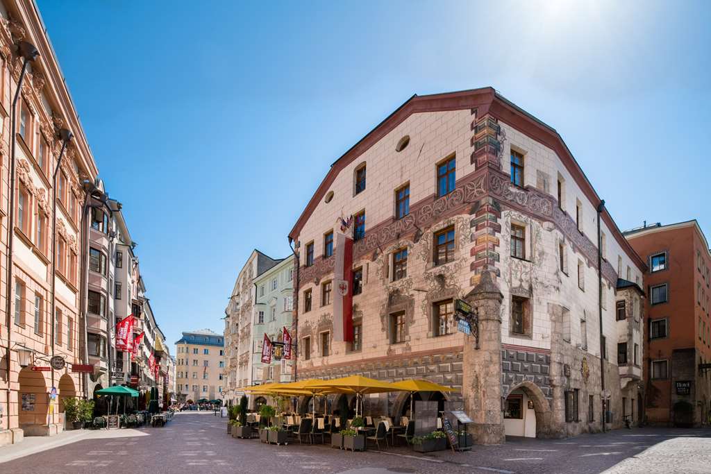 Innsbruck Austria — Tyrolean alpine city with Nordkette mountain range and historic Old Town