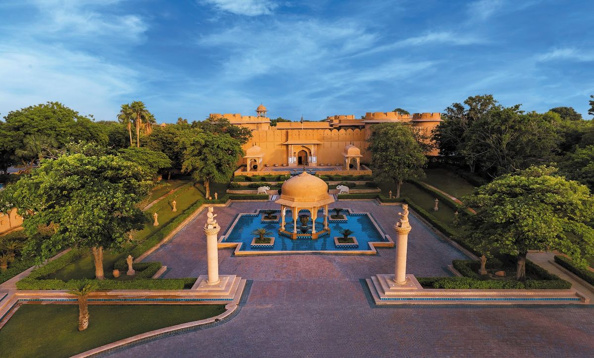Taj Jai Mahal Palace — historic 1745 Maharaja palace hotel converted to