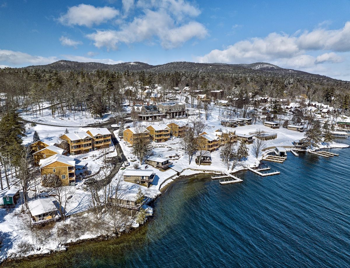 The Boathouse Bed & Breakfast — converted 1920s lakeside boathouse in Bolton Landing, Lake George