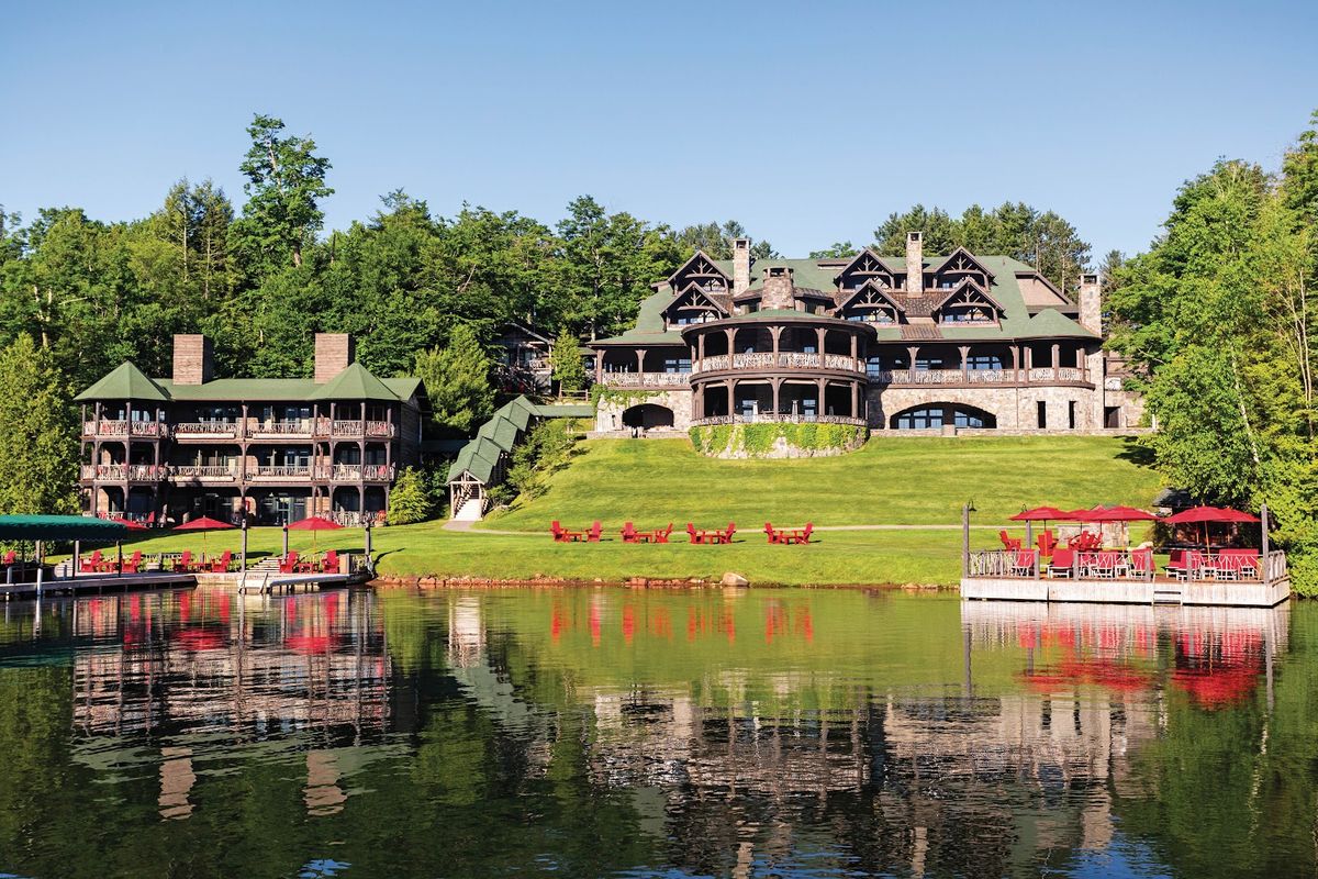 Mirror Lake Inn Resort and Spa — four-diamond resort overlooking Mirror Lake in Lake Placid Village