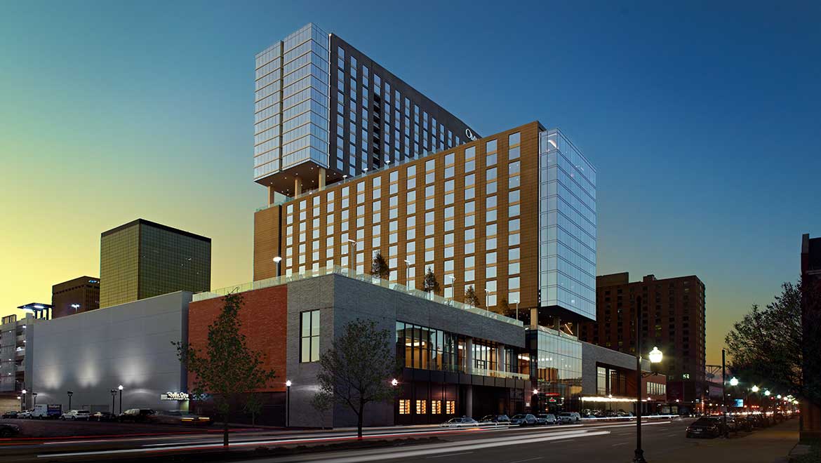 The Galt House Hotel Louisville — riverfront twin-tower hotel overlooking the Ohio River