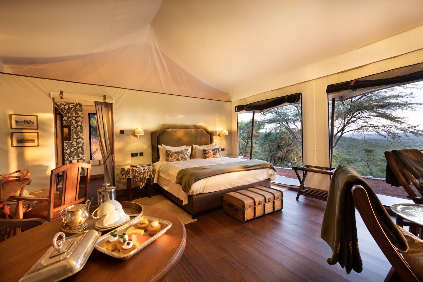 Cottar's 1920s Camp Maasai Mara — 10-tent 1920s-revival camp on Olderkesi Conservancy, Cottar family safari operation since 1919