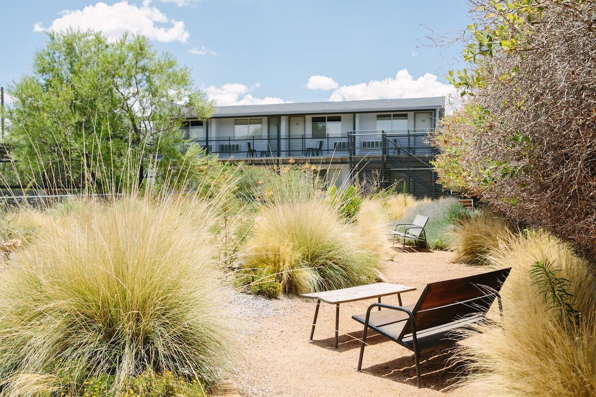 The Hotel Limpia in Fort Davis Texas — historic 1912 stone hotel
