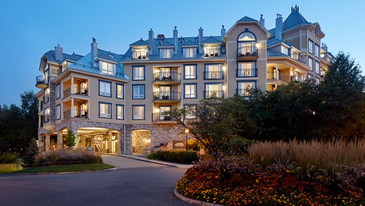 Le Grand Lodge Mont-Tremblant — Scandinavian-style timber lodge on Lac Ouimet in Quebec