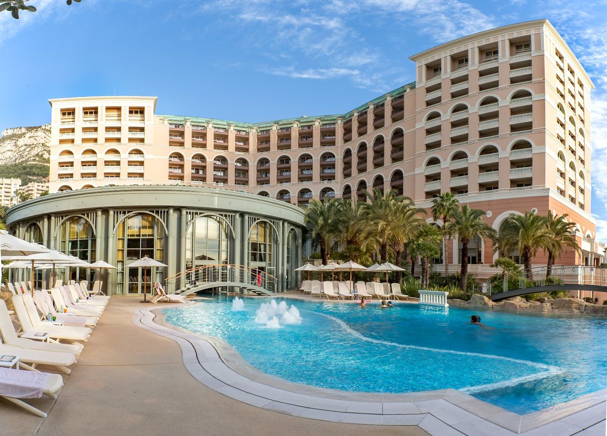 Fairmont Monte Carlo — the 596-room contemporary hotel built over the Grand
