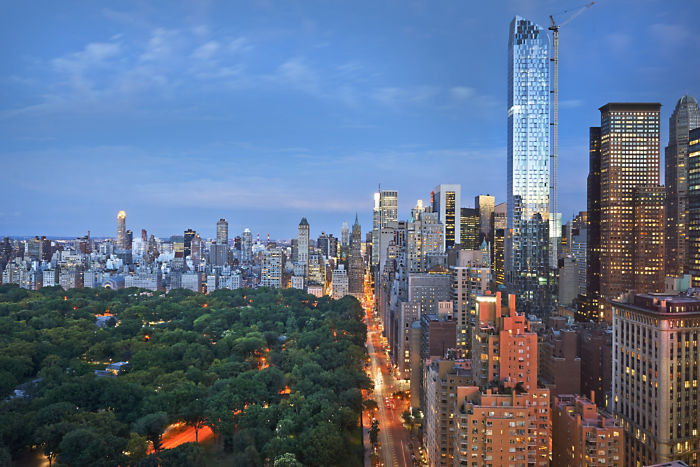 Mandarin Oriental New York — Central Park views from Columbus Circle floors 35 to 54