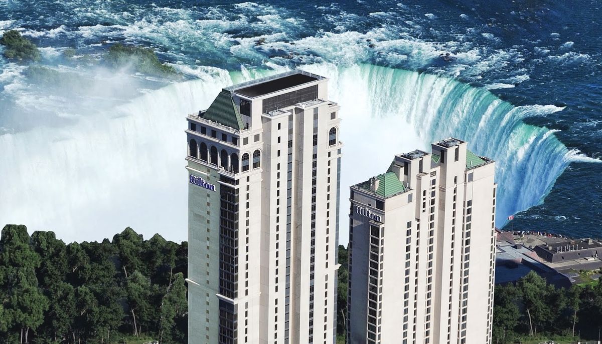 The Tower Hotel — boutique hotel inside the Skylon Tower with rotating dining room