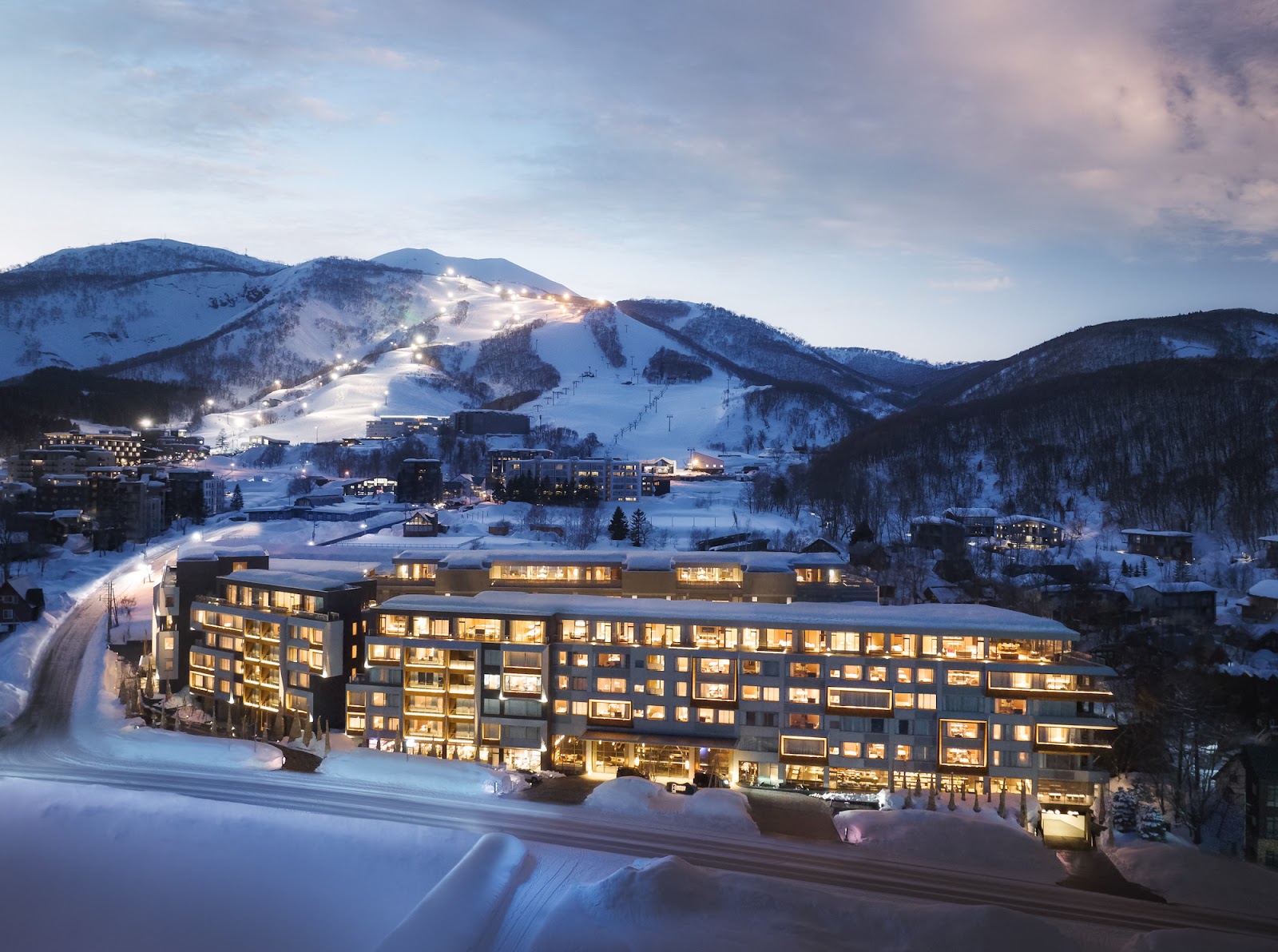 Kasara Niseko Village Townhouse — 8 ski-in ski-out townhouses Hilton resort area