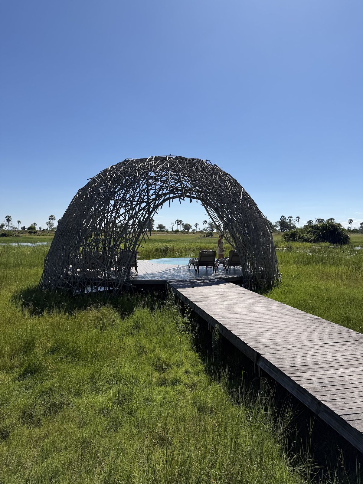 Okavango Delta Botswana — water channels and islands UNESCO World Heritage with elephants and hippos