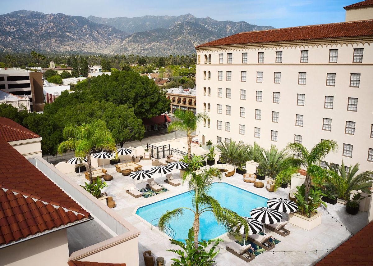 Sheraton Pasadena — full-service business hotel with rooftop terrace overlooking Old Pasadena