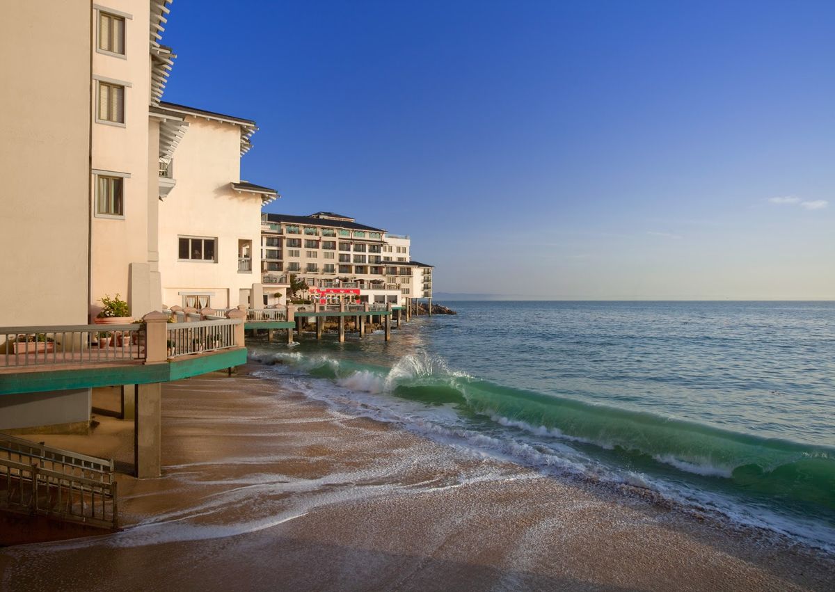 Monterey Plaza Hotel & Spa — 290-room waterfront hotel on Cannery Row built across three buildings extending over Monterey Bay