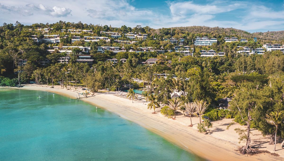 Rosewood Phuket — opened 2017 luxury beachfront resort on Emerald Bay with 71 villas and 90 percent pool villa occupancy