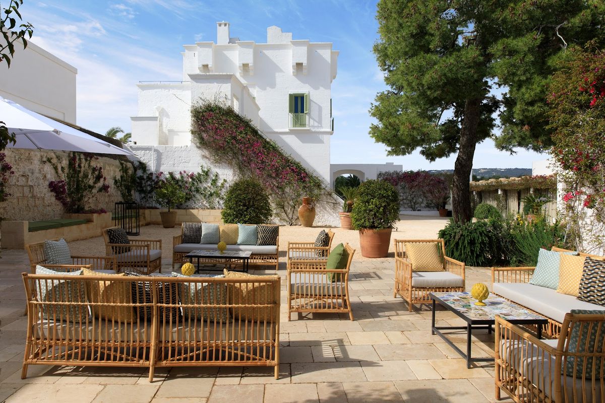 Masseria Torre Maizza A Rocco Forte Hotel Puglia — restored 16th-century watchtower-masseria