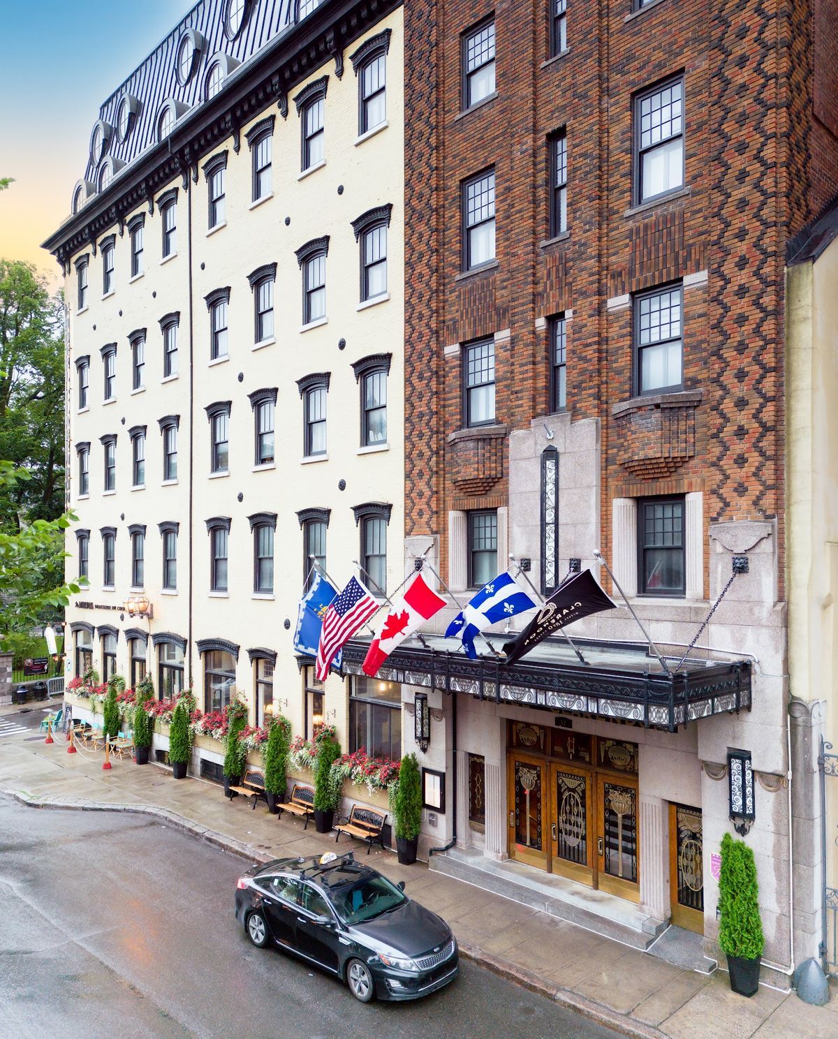 Hotel Le Concorde Quebec — high-rise hotel on Grande Allee with revolving Astral restaurant, Quebec City