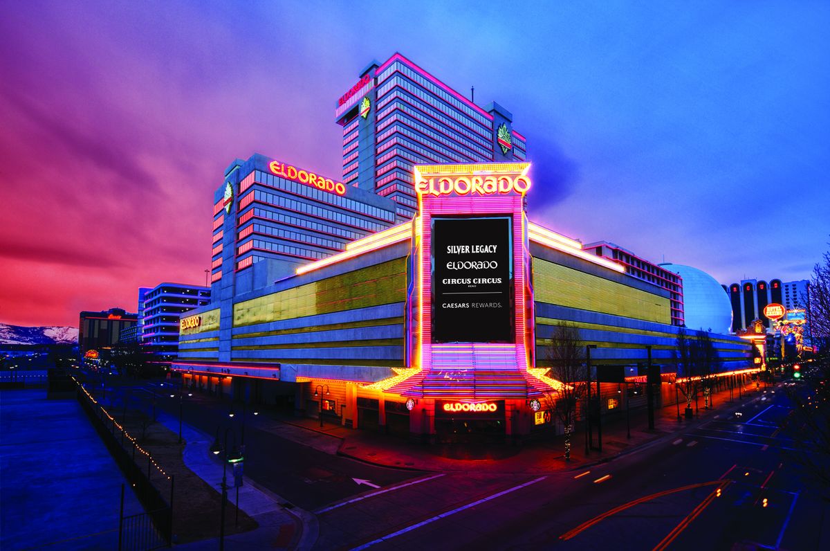 Silver Legacy Resort Casino Reno — Victorian-themed downtown casino with mining-rig dome
