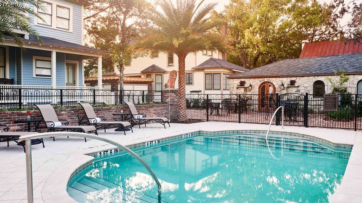 The St. Francis Inn Saint Augustine — 1791 Spanish Colonial bed and breakfast inn with coquina walls and walled garden