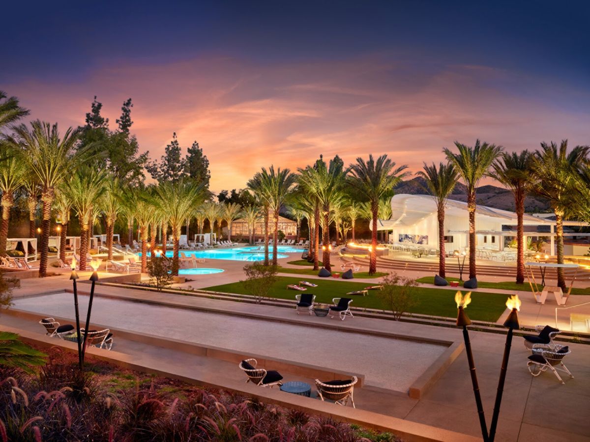 Belmond El Encanto — hilltop Riviera resort in Santa Barbara with bungalows, lily pond and panoramic ocean views
