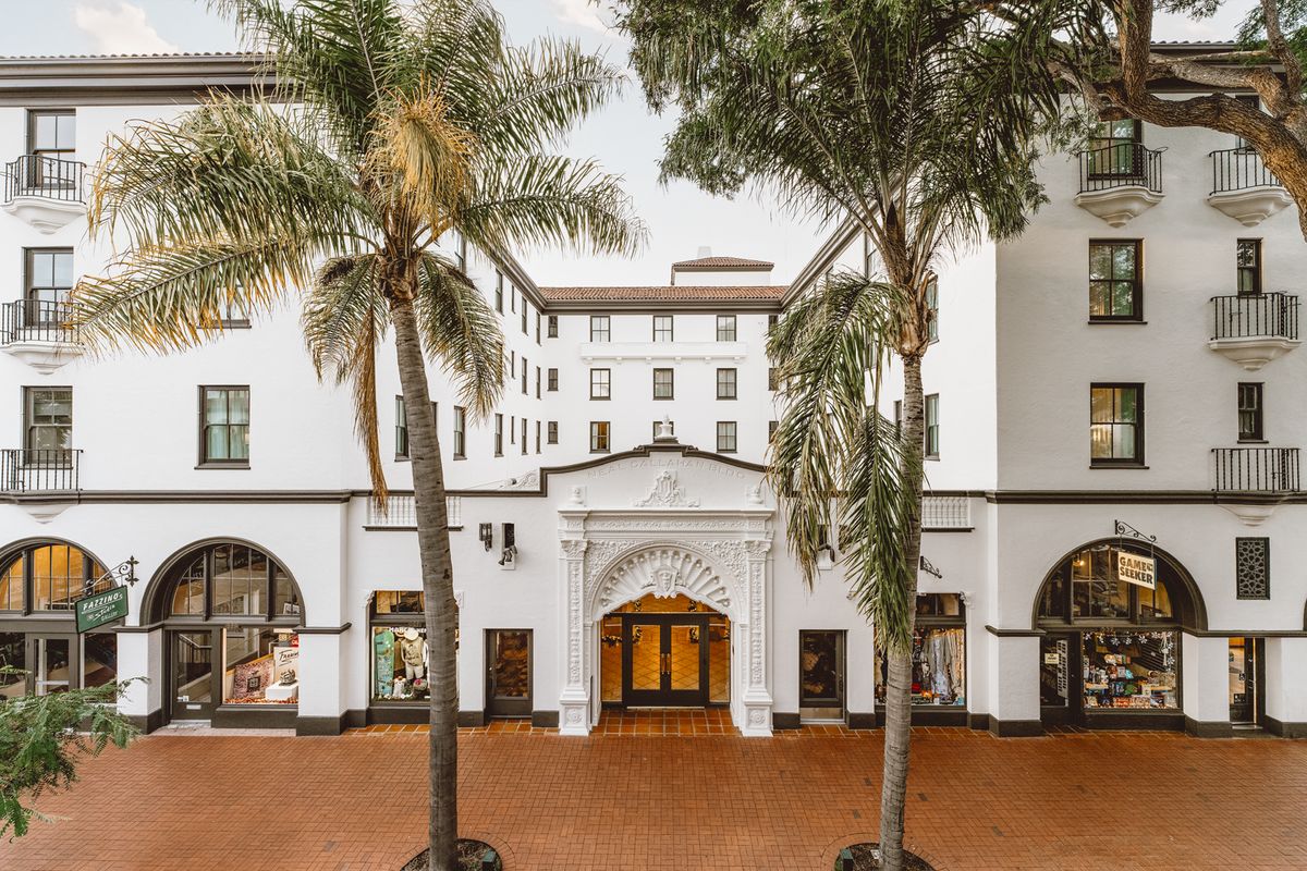 The Mar Monte Hotel — Hyatt Unbound Collection oceanfront hotel beside East Beach in Santa Barbara