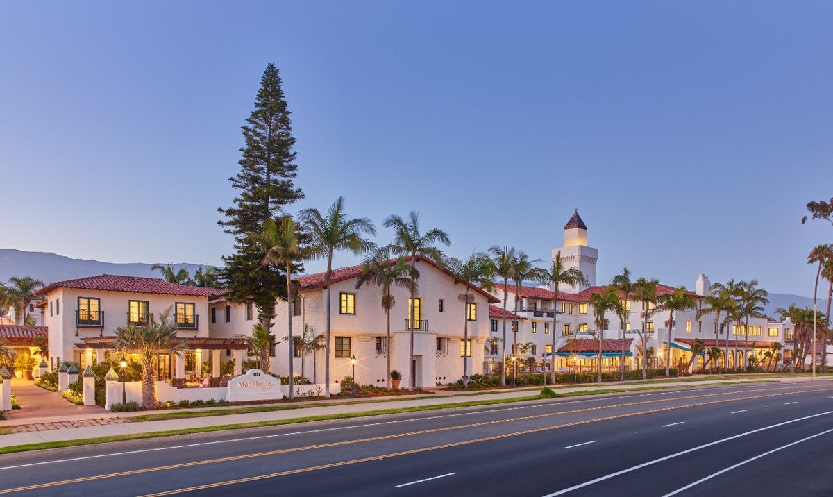 Hotel Milo Santa Barbara — Spanish-style hotel on West Beach near the harbour and Stearns Wharf