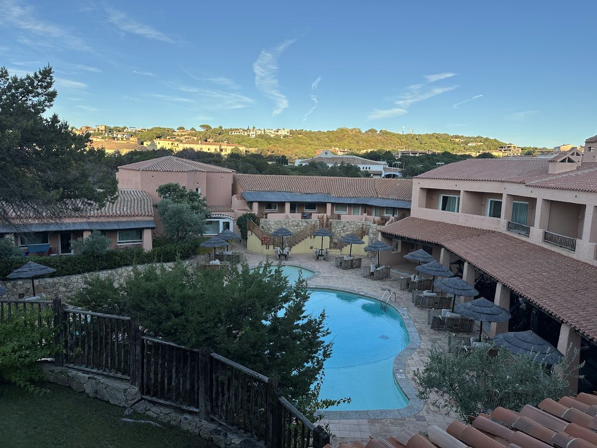 7Pines Resort Sardinia Baja Sardinia — newly opened five star resort with multiple pools and modern Mediterranean design