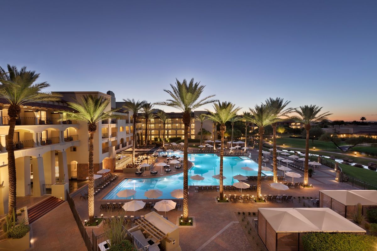 Fairmont Scottsdale Princess resort with pools and golf