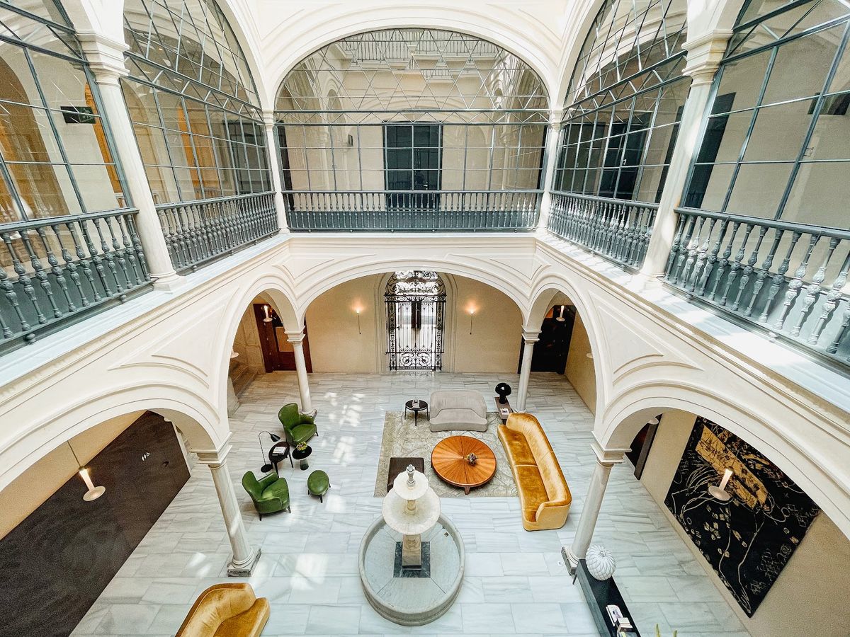 Hotel Palacio de Villapanés Seville — restored 18th century palace boutique hotel with 50 rooms in San Bartolomé district