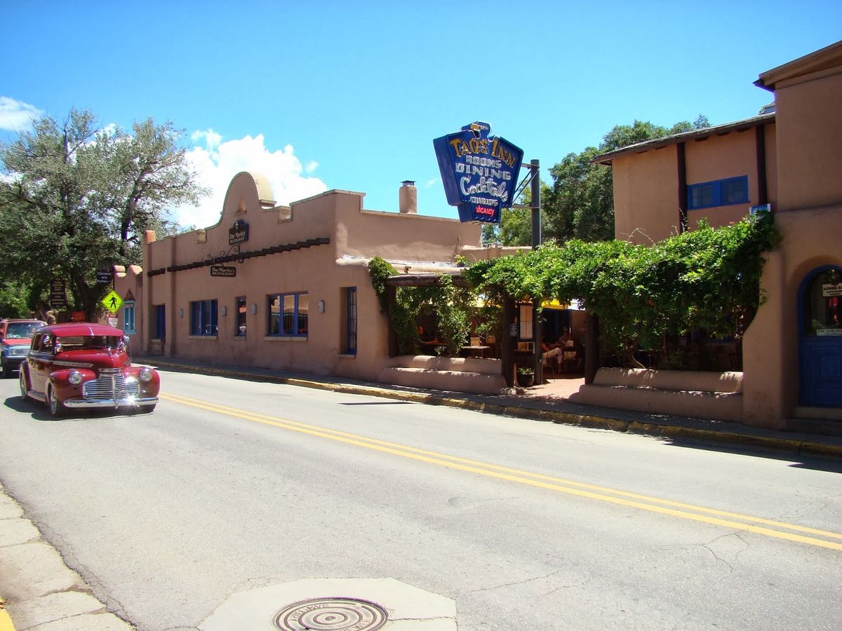 Old Taos Guesthouse B&B — 180-year-old adobe hacienda turned bed and breakfast on seven acres outside Taos