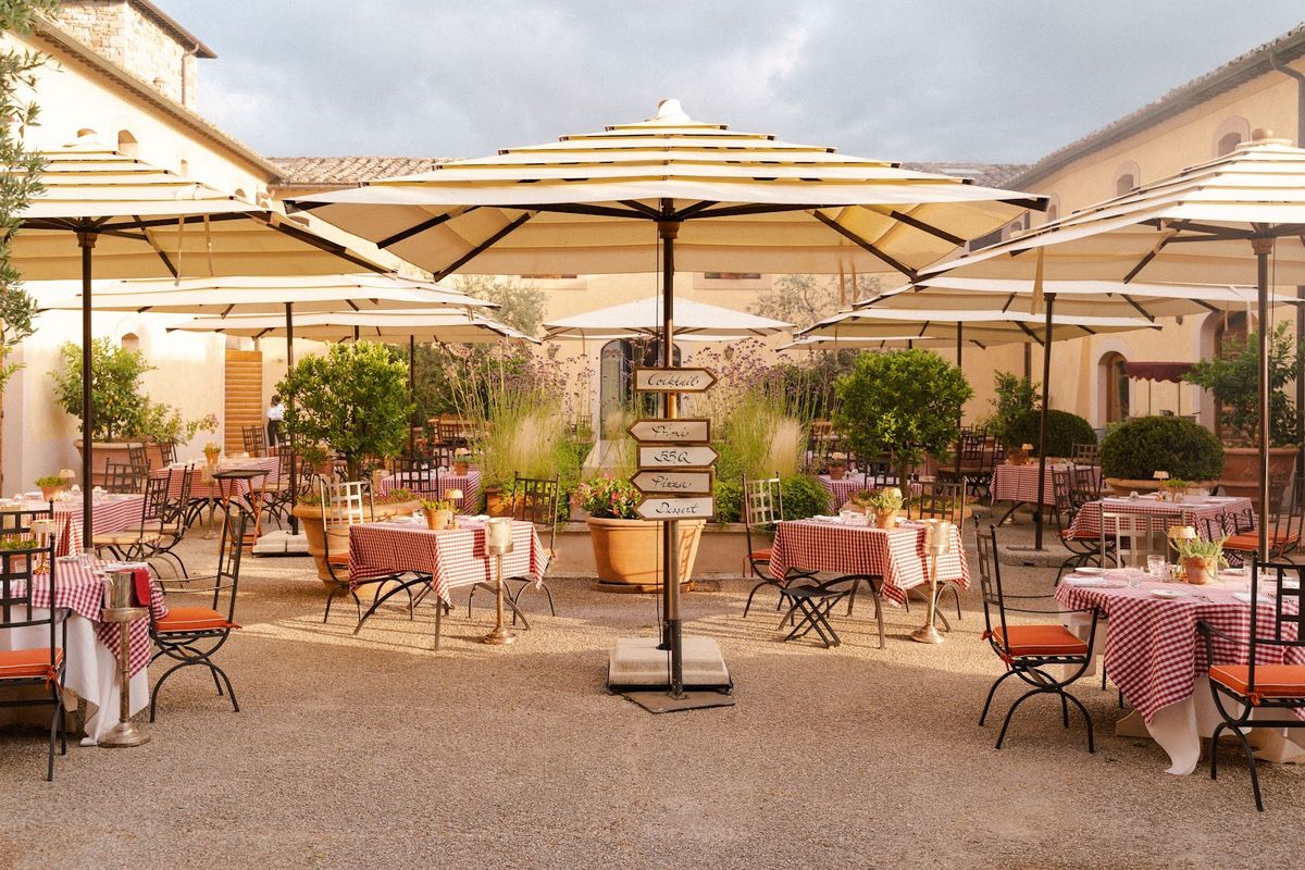 Borgo Santo Pietro — 13th century Tuscan villa hotel with Michelin starred farm-to-table dining and herb gardens