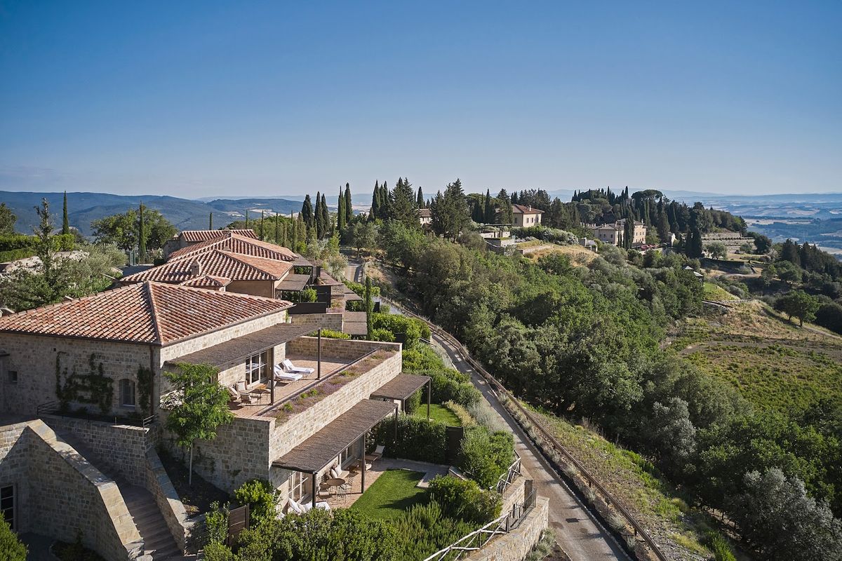 Belmond Castello di Casole — restored Tuscan castle with 4,200 acre estate near Casole d'Elsa in Chianti
