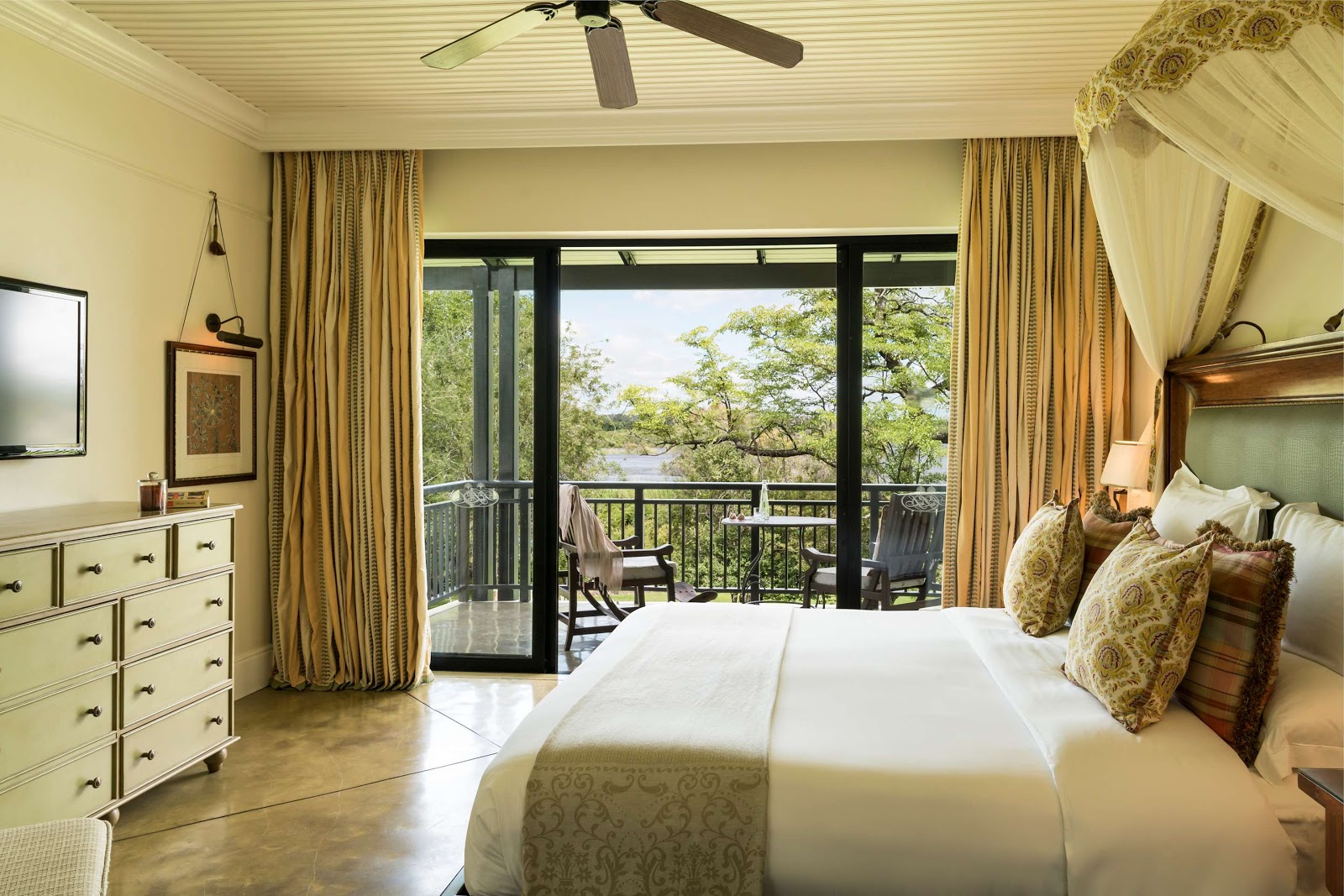The Royal Livingstone Anantara Victoria Falls Zambia — 173-room colonial-Edwardian Zambezi riverfront flagship inside Mosi-oa-Tunya UNESCO zone