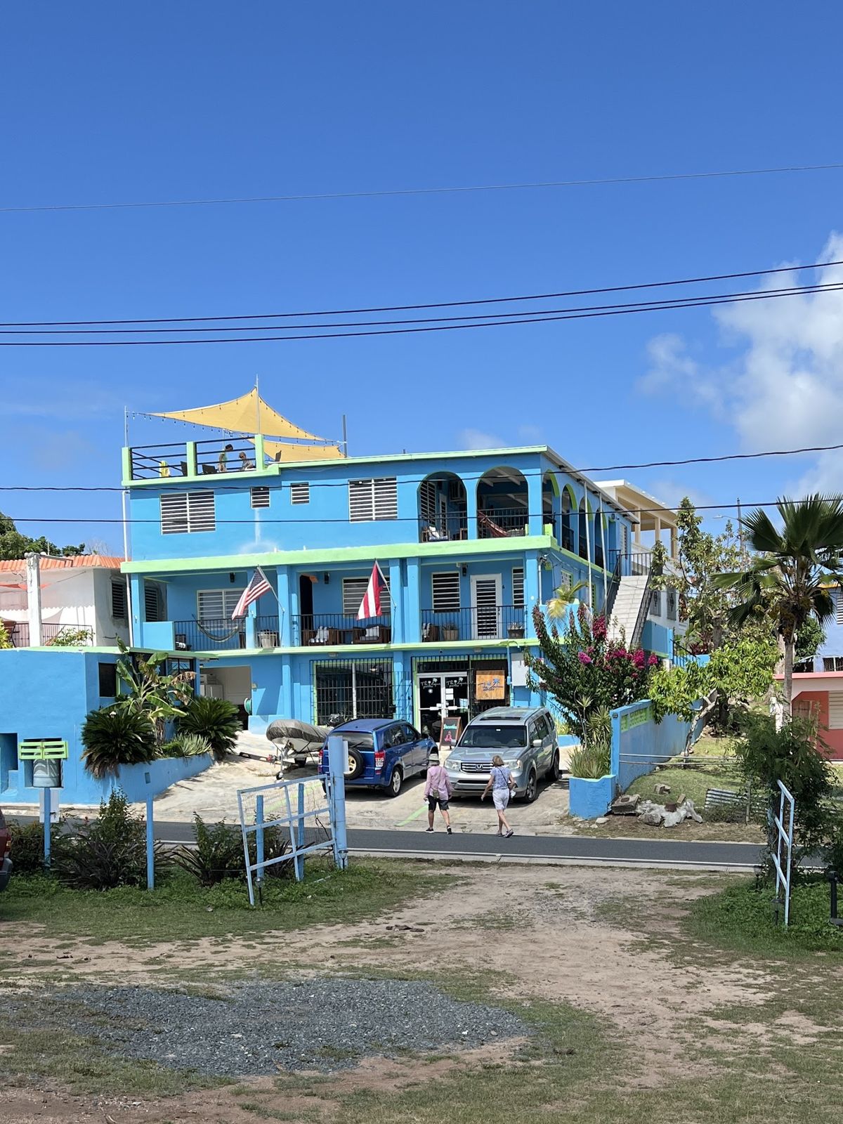 Trade Winds Guesthouse Vieques — Esperanza malecón guesthouse with sea-view terrace