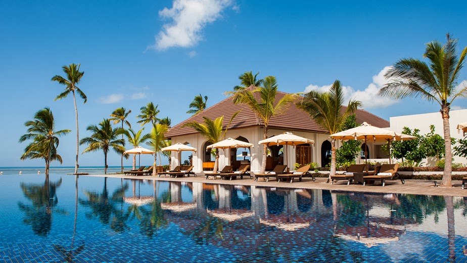 Matemwe Lodge Zanzibar — Asilia Africa luxury boutique resort with 12 chalets on northeast coast facing Mnemba Atoll