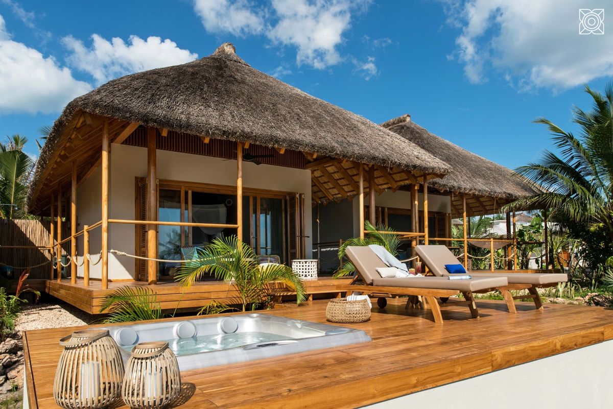 Baraza Resort Spa Zanzibar — luxury beach resort with 30 villas in Swahili Arabic Indian fusion design and infinity pool