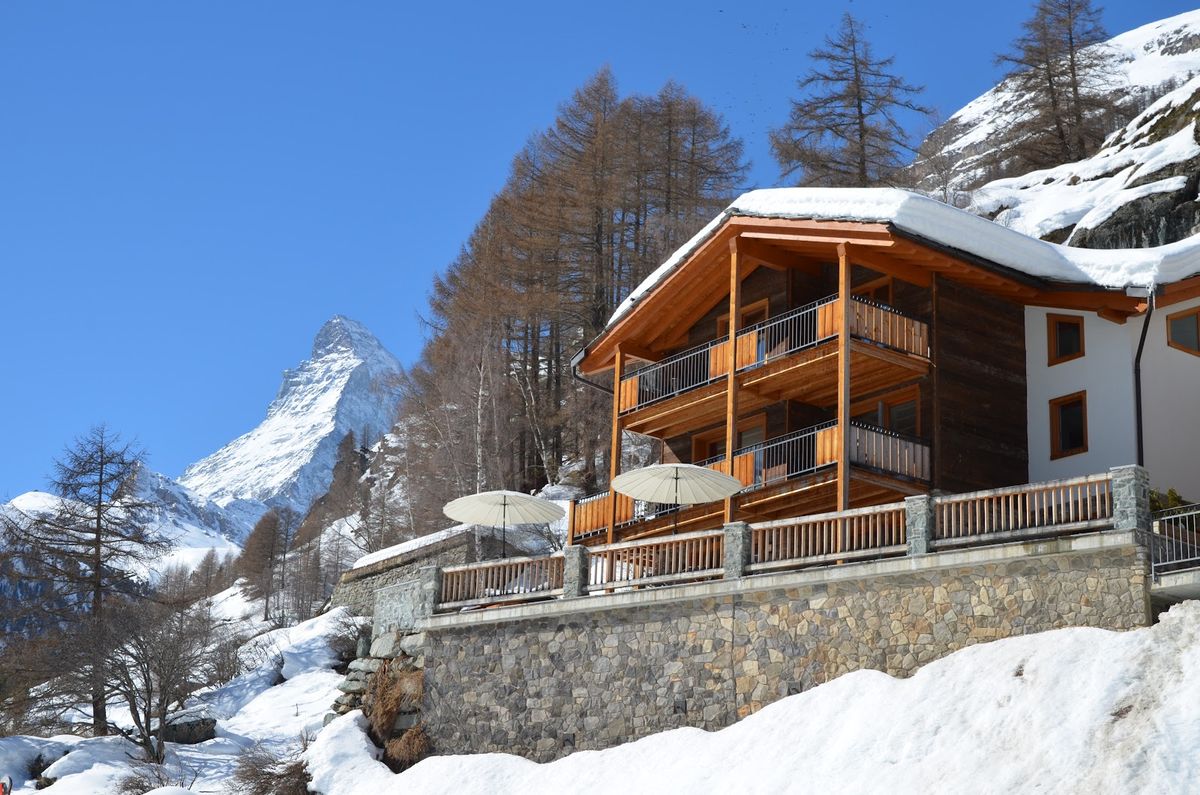 Matterhorn Focus Zermatt — boutique design hotel with 16 rooms and direct Matterhorn views from balcony