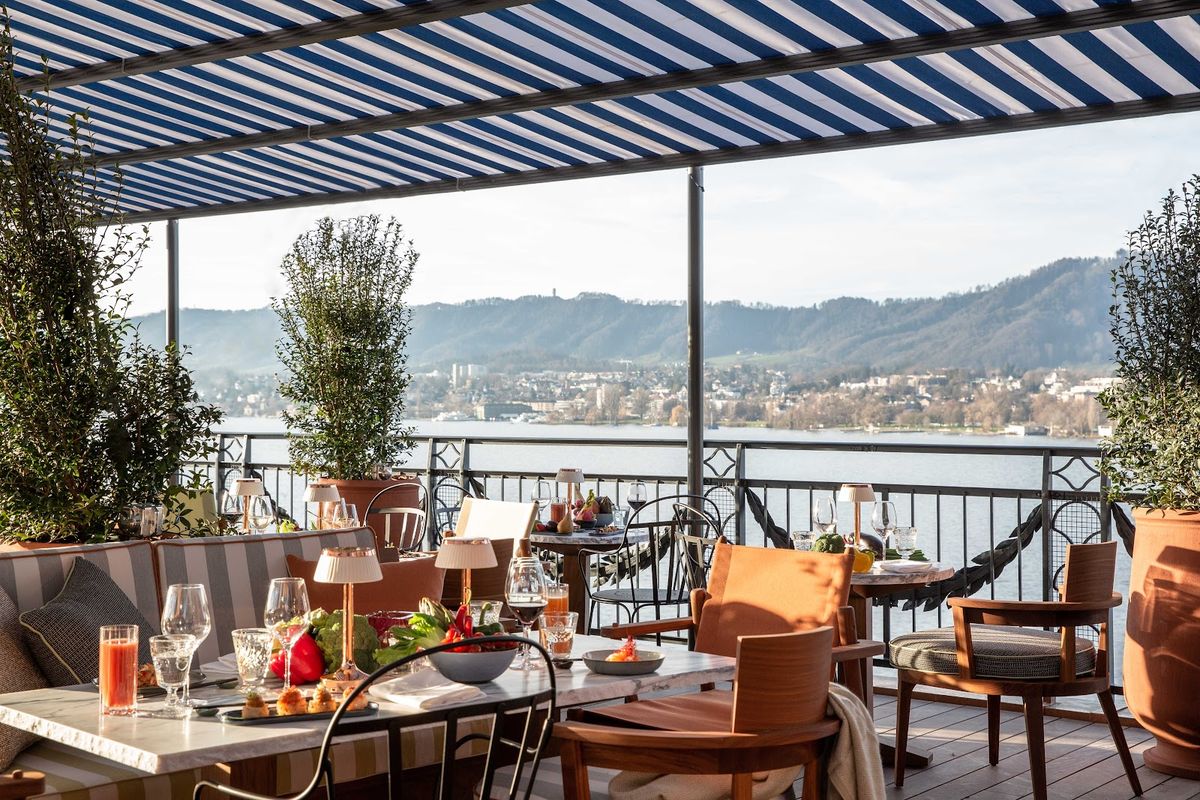 Widder Hotel — nine medieval interconnected buildings on Rennweg in Zurich's Old